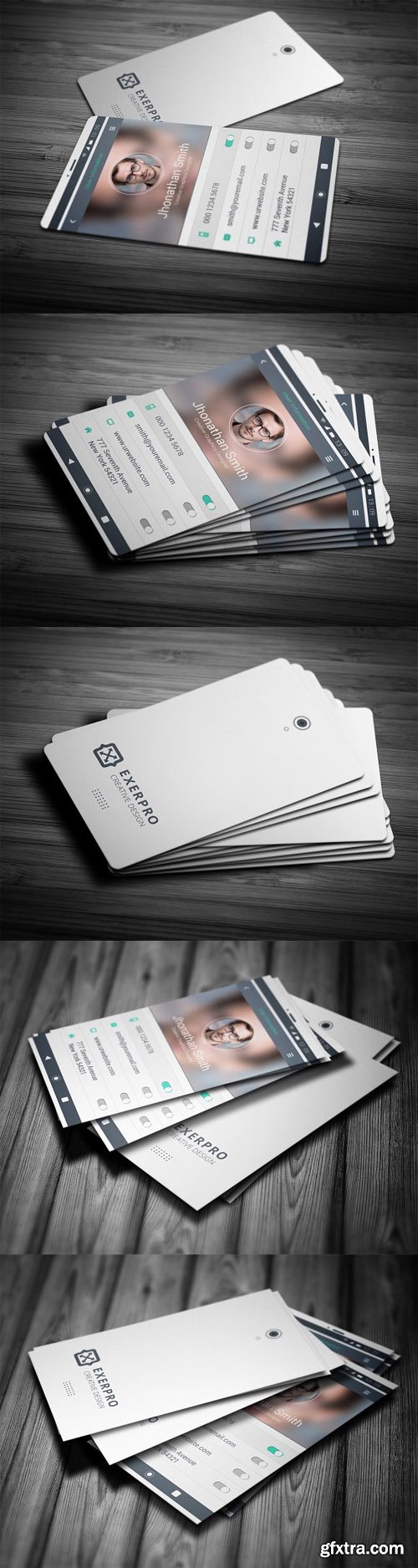 Smart Phone Style Business Card