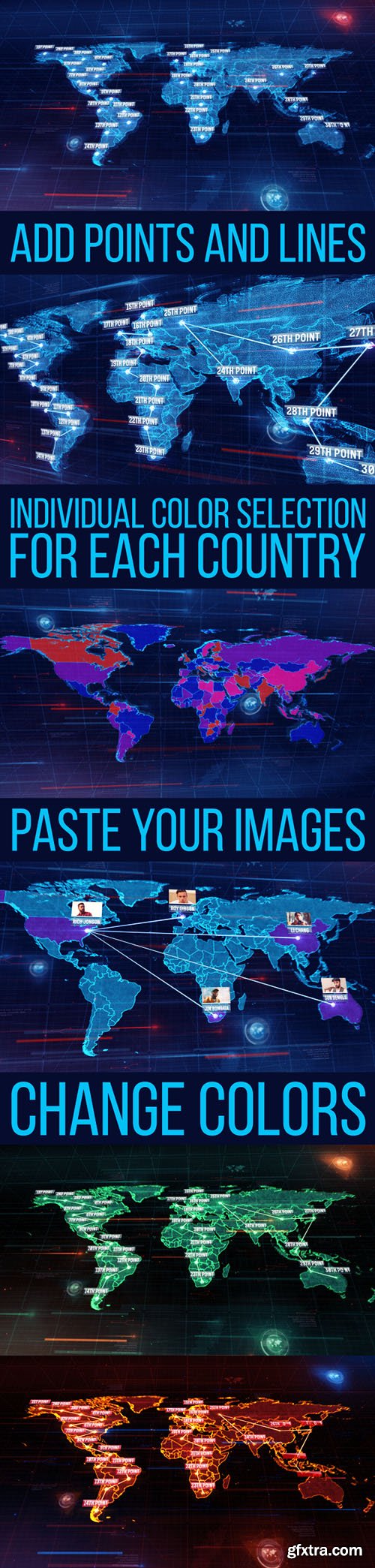 Videohive World Map 16046826