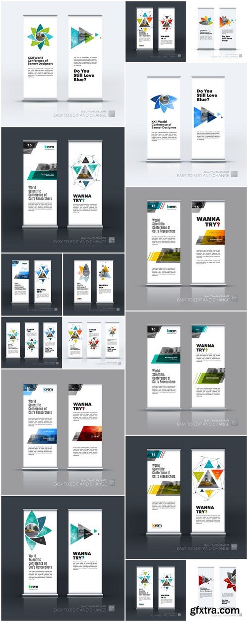 Business brochure for exhibition, fair #2 16X EPS