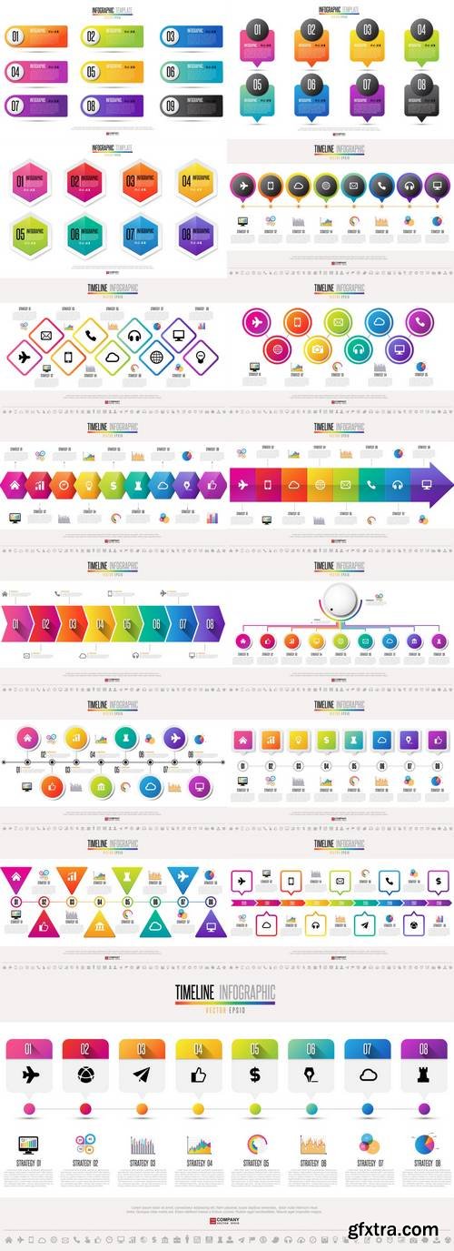 Timeline Infographics Design Template