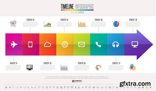 Timeline Infographics Design Template