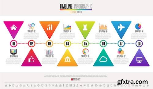 Timeline Infographics Design Template