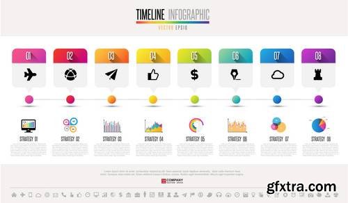 Timeline Infographics Design Template