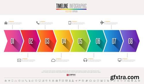 Timeline Infographics Design Template