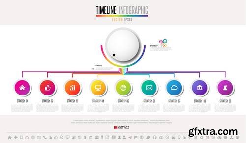 Timeline Infographics Design Template