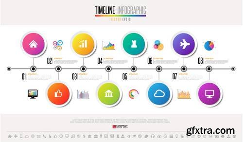 Timeline Infographics Design Template