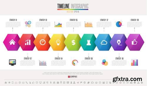 Timeline Infographics Design Template