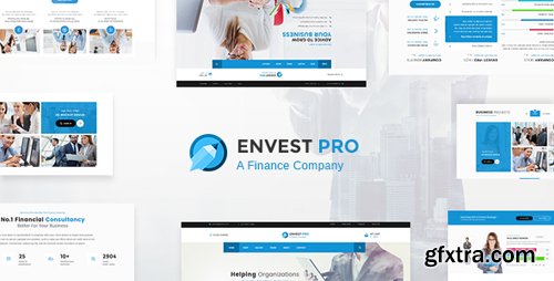 ThemeForest - Envest Pro - Business Multipurpose PSD Template 19227289