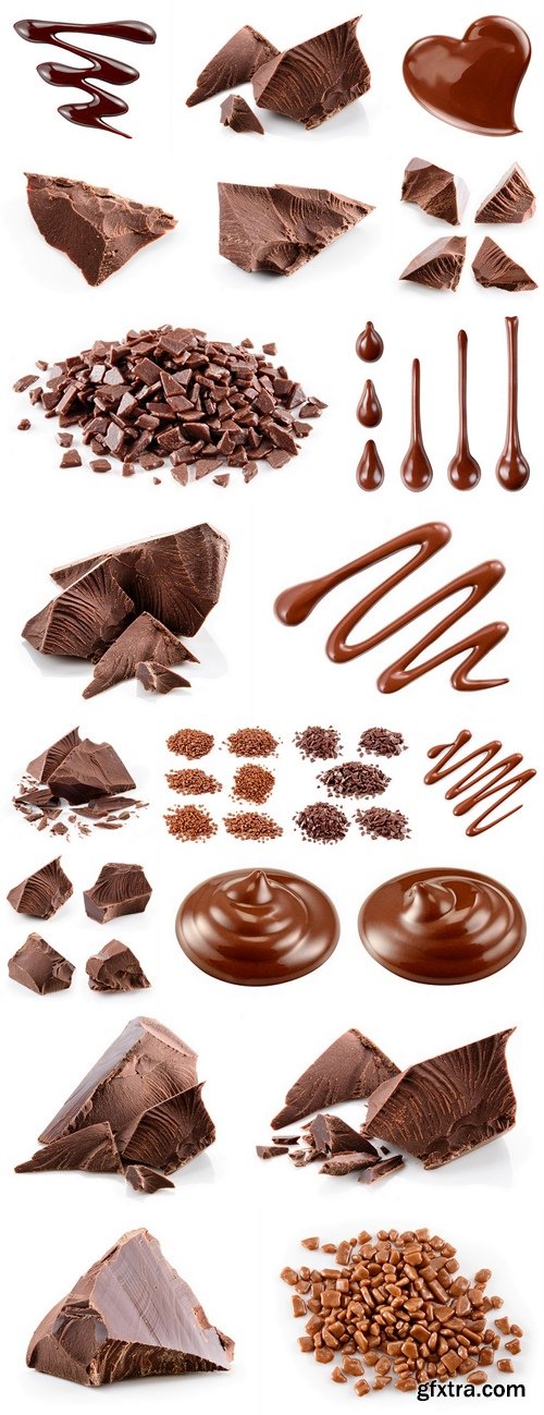 Chocolate pieces