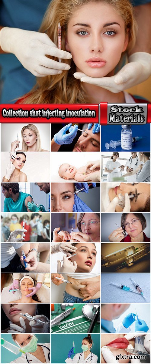 Collection shot injecting inoculation facelift botox 25 HQ Jpeg