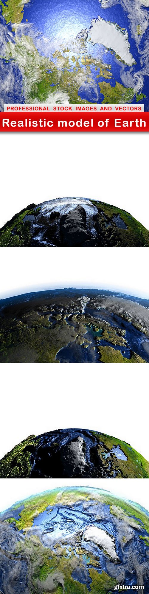 Realistic model of Earth - 5 UHQ JPEG