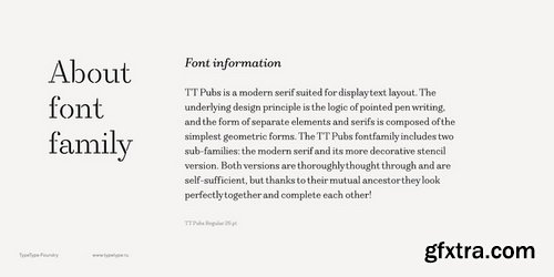 TT Pubs Font Family $210