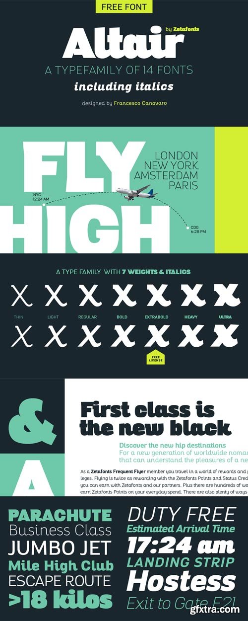 Altair Font Family $125