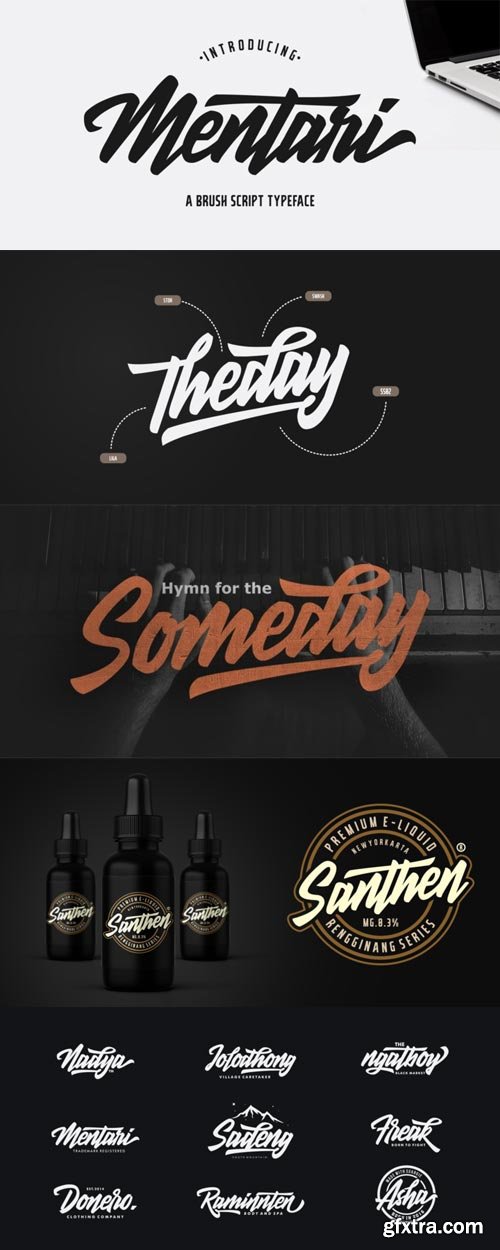 Mentari Font Family $35