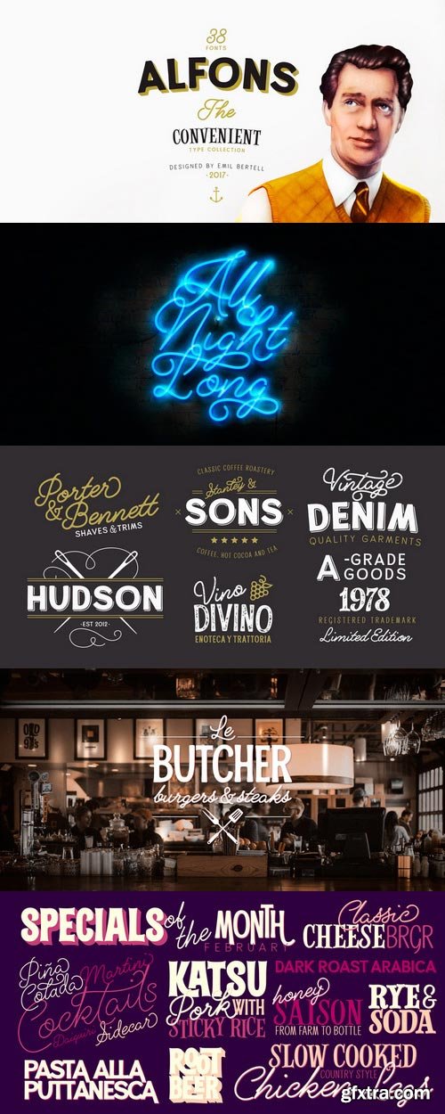 Alfons Font Family $189