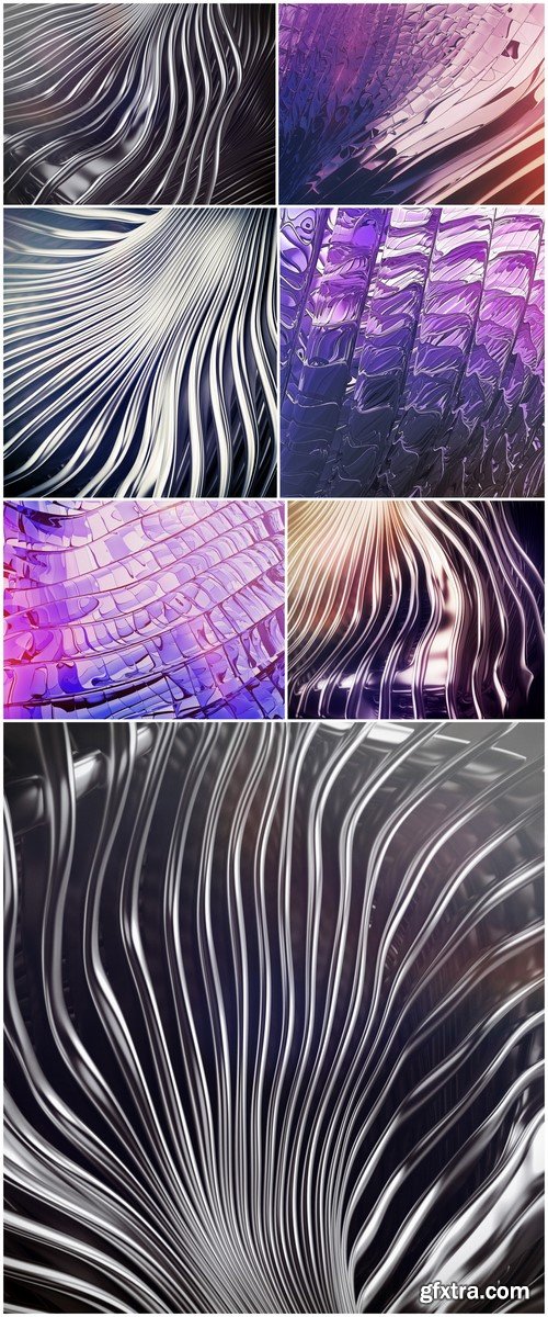 Abstract glass design digital background 7X JPEG