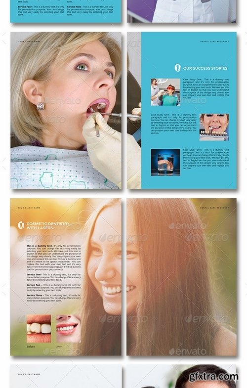 GraphicRiver - Dental Clinic Services or Care Brochure 9529058