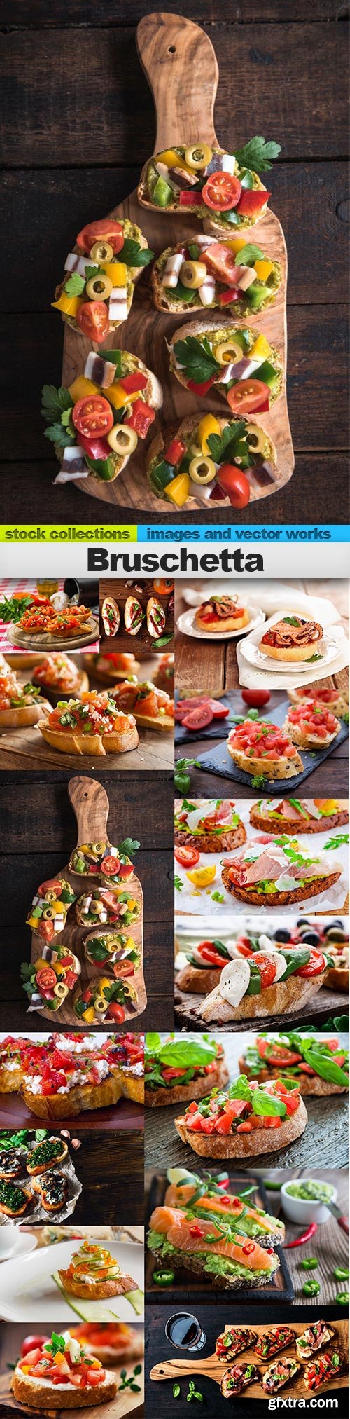 Bruschetta, 15 x UHQ JPEG