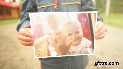 Videohive Hands Holding Pictures 13748637