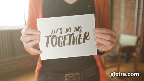 Videohive Hands Holding Pictures 13748637