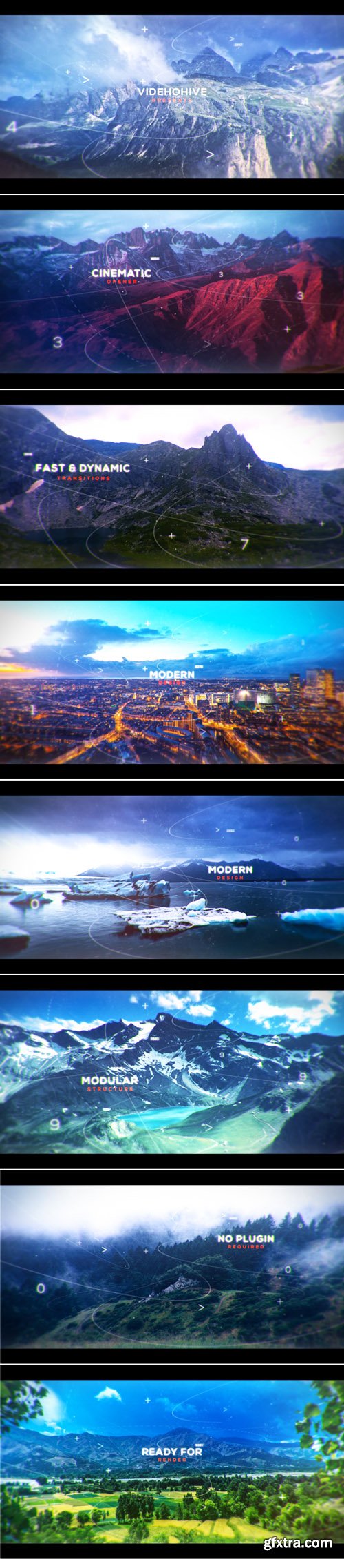 Videohive Modern Inspirational Parallax Opener | Slideshow 19236871