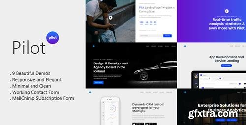 ThemeForest - Pilot v1.0 - Multipurpose Landing Page Template - 19545483