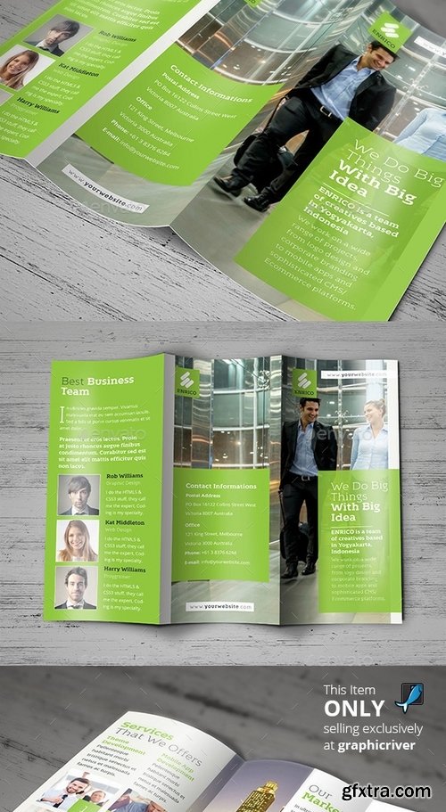 GraphicRiver - Enrico Business Trifold 13302864