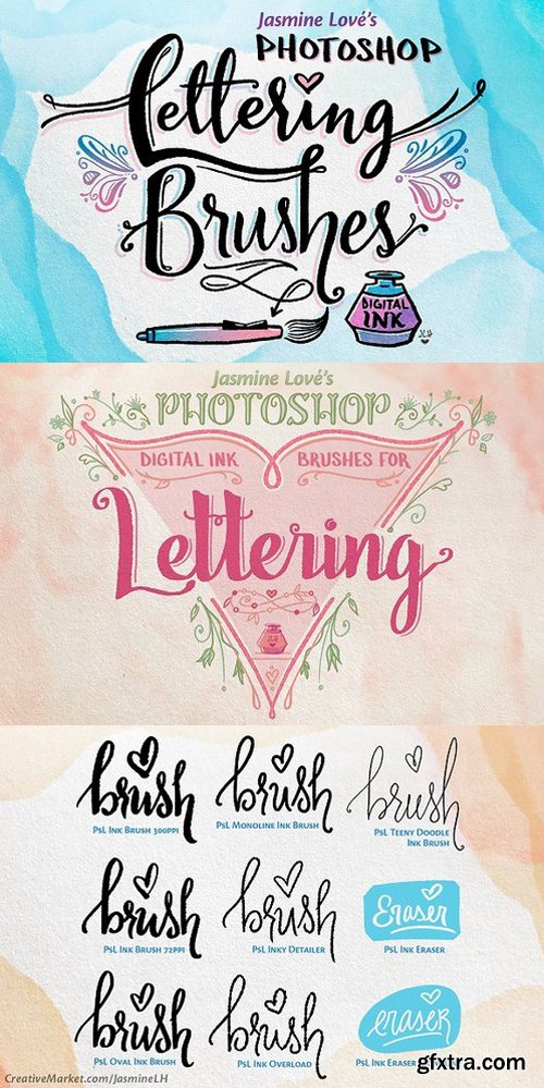 CM - Digital-Ink Lettering Brushes 1290769