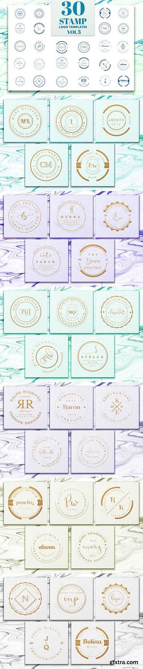 CM - Stamp Premade Logo Templates Vol.3 1270333