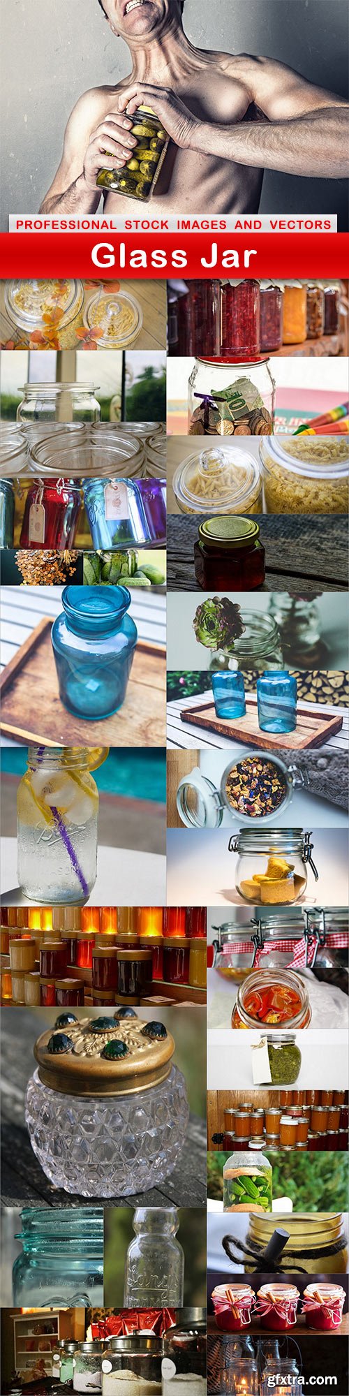 Glass Jar - 30 UHQ JPEG