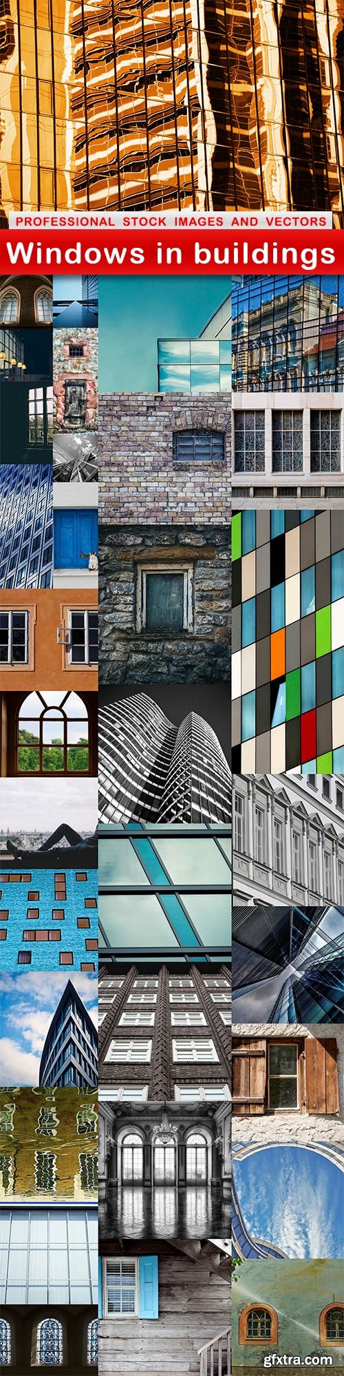 Windows in buildings - 33 UHQ JPEG