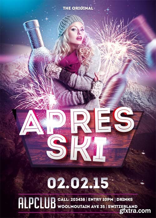 Apres Ski V15 Party Flyer Template