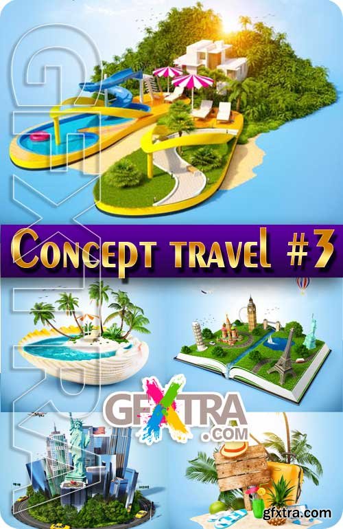 Concept. Travel #3 - Stock Photo