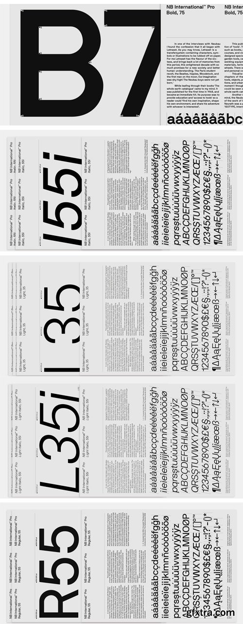 NB International Pro Font Family