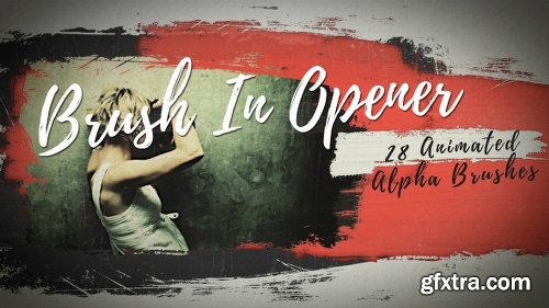 Videohive Brush In Opener 18627110