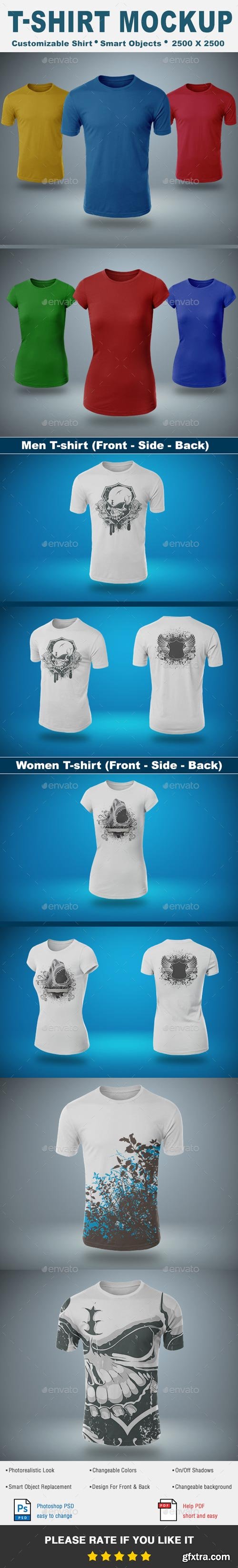 GraphicRiver - T-Shirt Mock-Up Vol.1 - 19566585