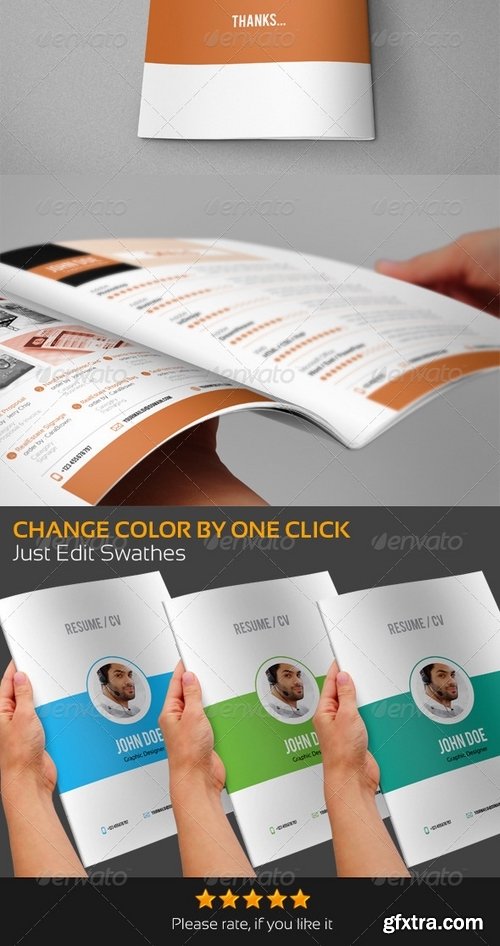 GraphicRiver - Resume Booklet (10 Pages) 5131822