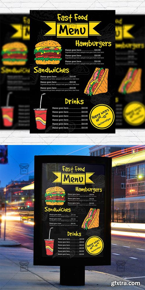 Fast Food - Flyer Template