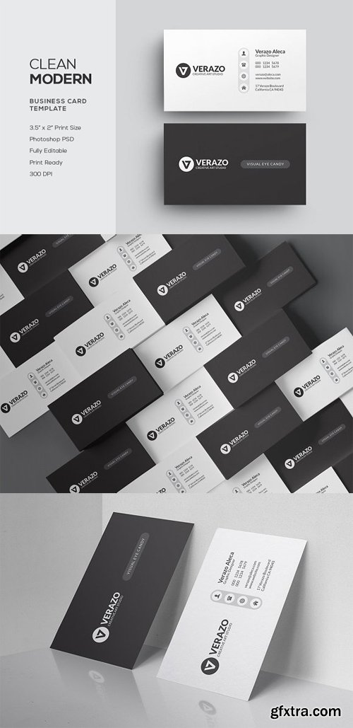 Clean Modern Business Card