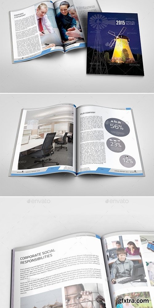 GraphicRiver - Windmill Annual Report 8813232