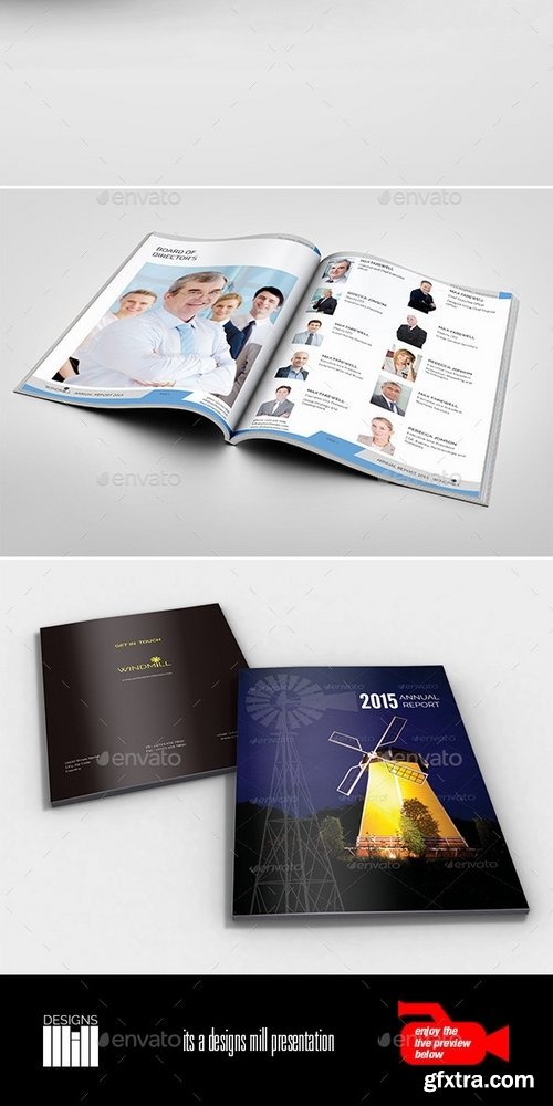 GraphicRiver - Windmill Annual Report 8813232