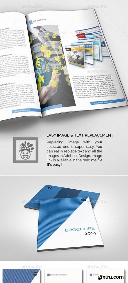 GraphicRiver - The Blue Brochure 8931495