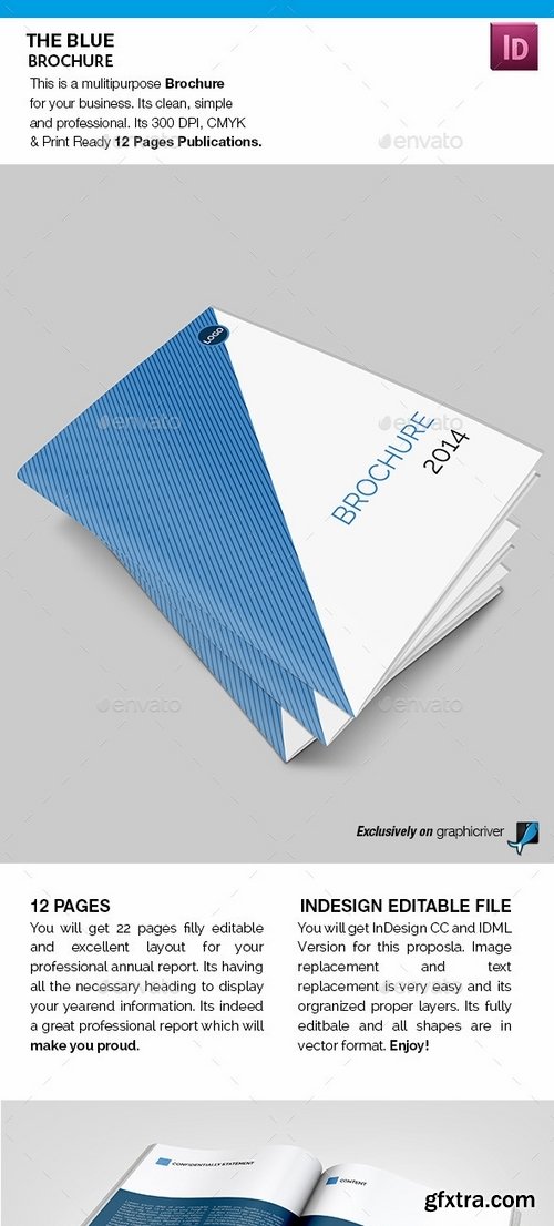 GraphicRiver - The Blue Brochure 8931495