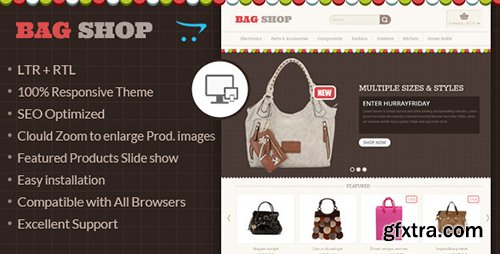 ThemeForest - Bag Shop - OpenCart Responsive Theme (Update: 29 March 2016) - 6550519