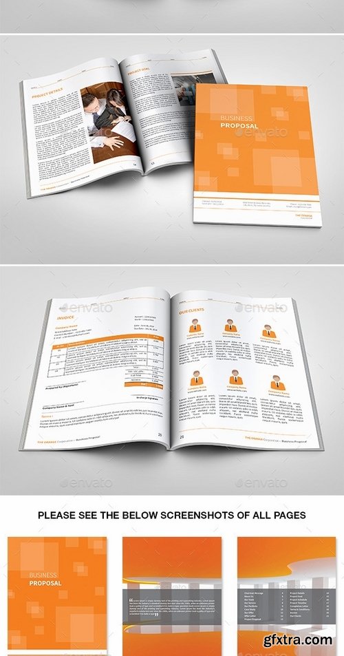 GraphicRiver - The Simple Orange Proposal 9189581