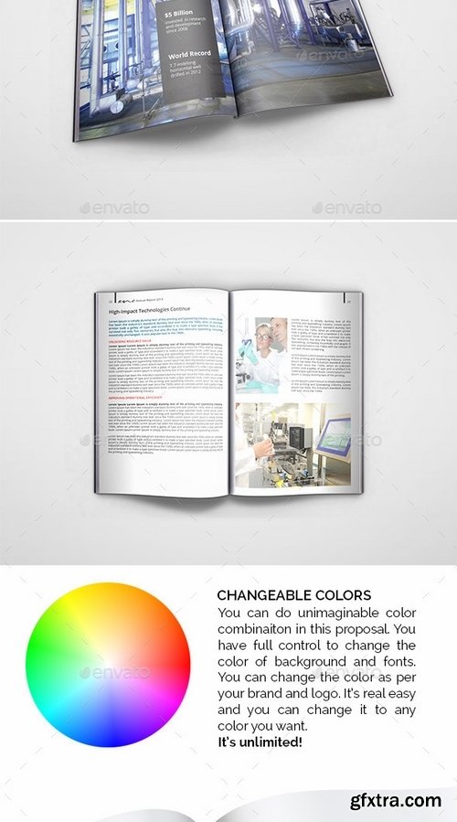 GraphicRiver - Wave Annual Report 9216053