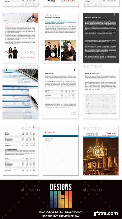 GraphicRiver - Wave Annual Report 9216053