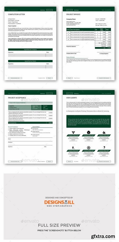 GraphicRiver - Green Proposal 11407261