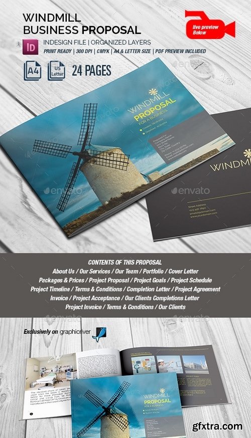 GraphicRiver - Windmill Multipurpose Lanscape Proposal 8802212