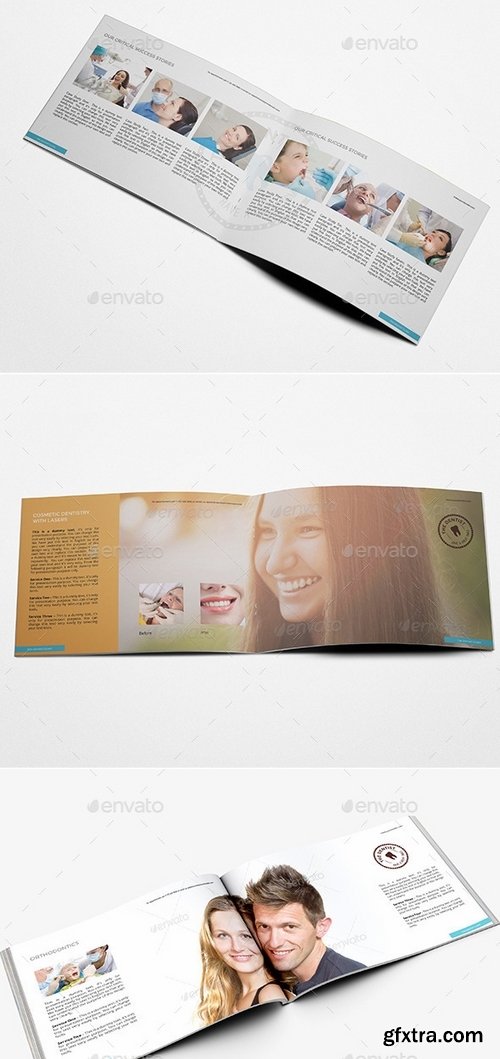 GraphicRiver - The Dentist Oral Care Service Brochure 9543172